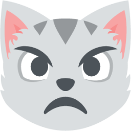 pouting cat face Emoji - Download for free – Iconduck