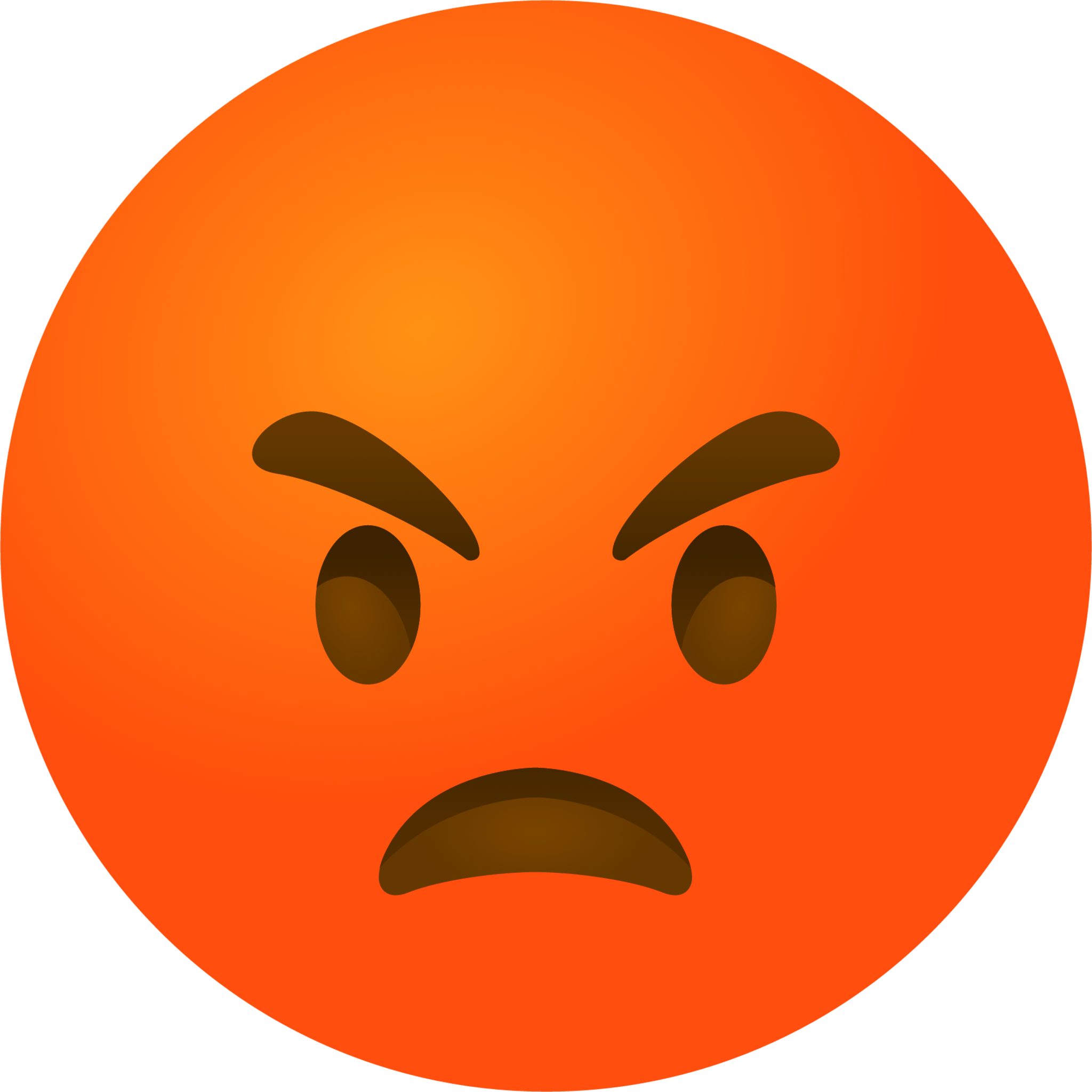 Pouting face emoji emoji