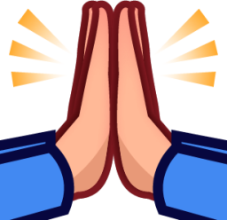 pray (plain) emoji