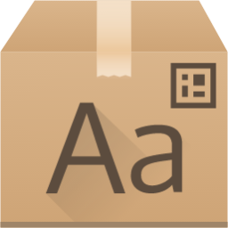 preferences desktop font installer icon
