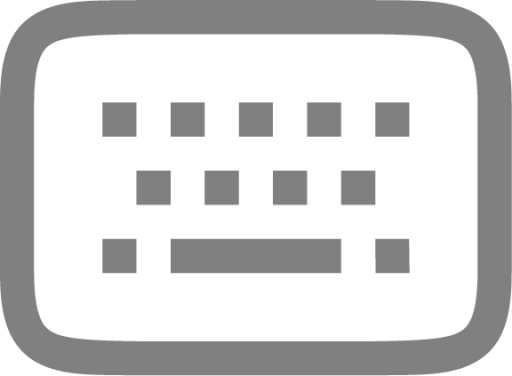 preferences desktop keyboard symbolic icon