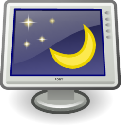 preferences desktop screensaver icon