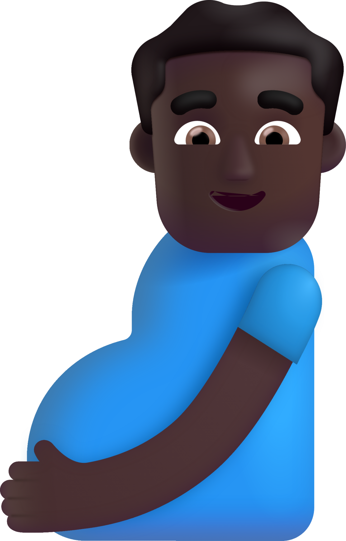 Pregnant Man Dark Emoji Download For Free Iconduck 
