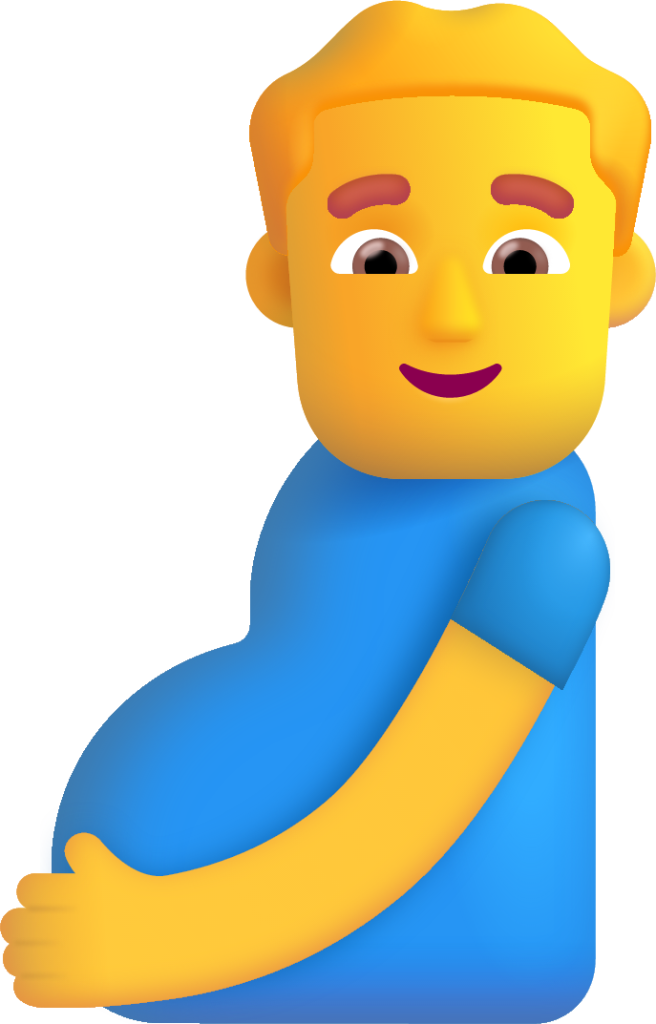 pregnant man default emoji