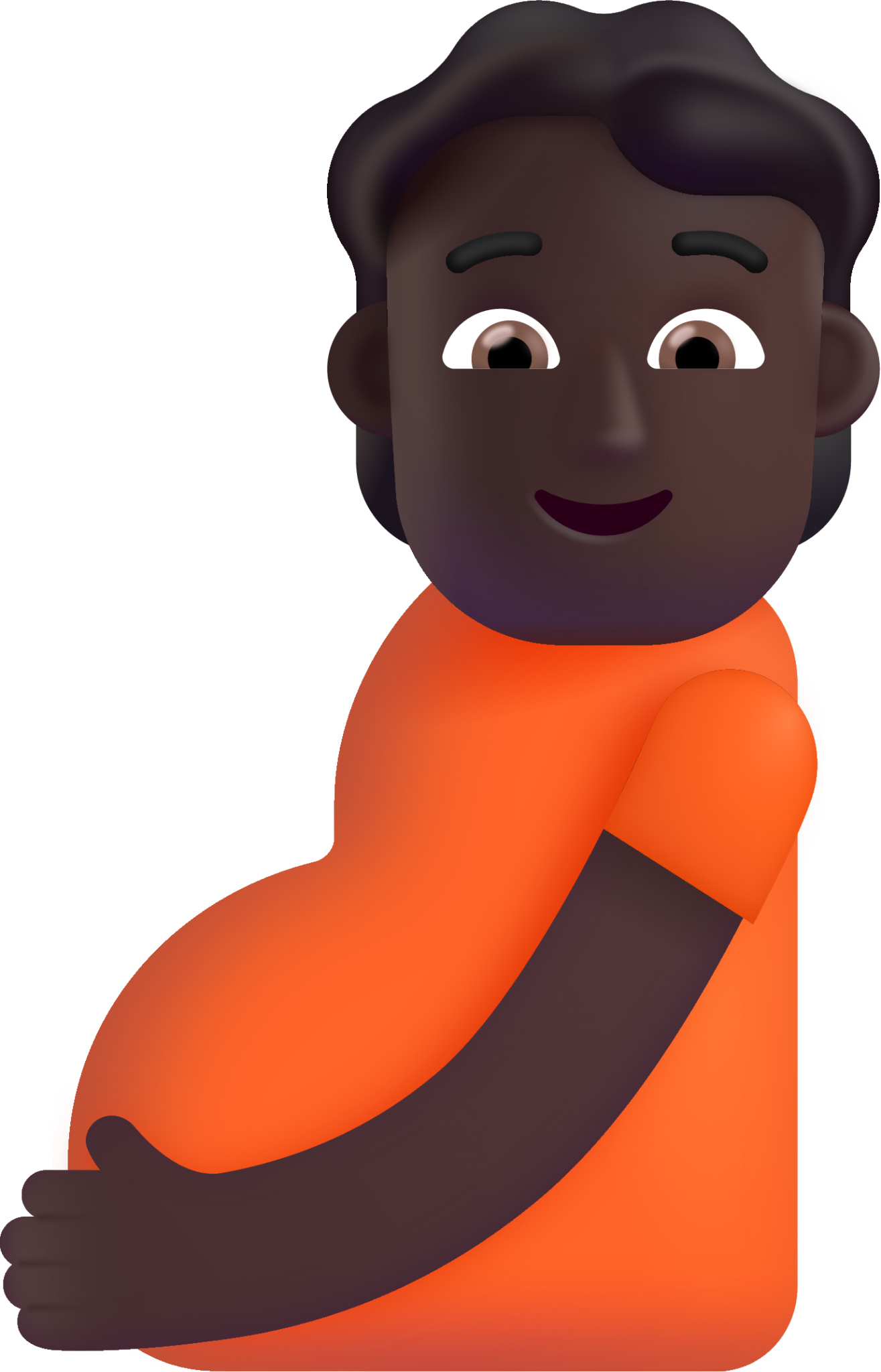 pregnant person dark emoji