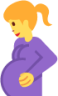 pregnant woman emoji