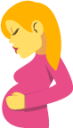 pregnant woman emoji