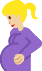 pregnant woman tone 2 emoji