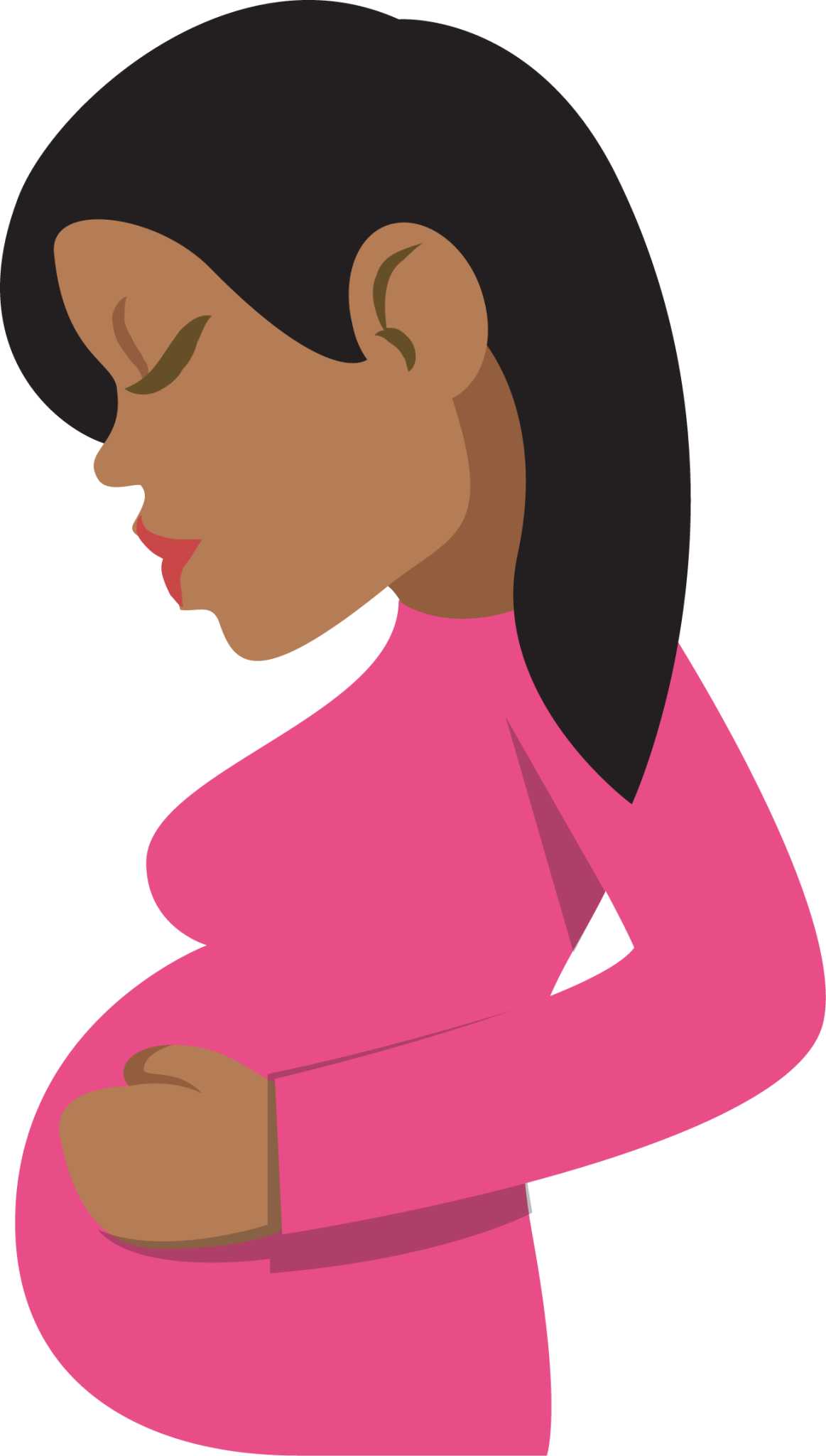 pregnant woman tone 4 emoji
