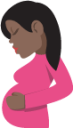 pregnant woman tone 5 emoji