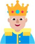 prince medium light emoji