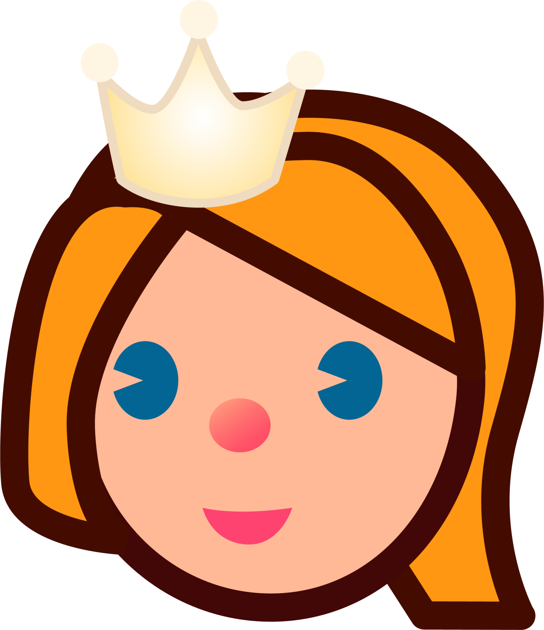 princess (plain) emoji