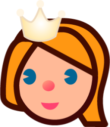 princess (plain) emoji