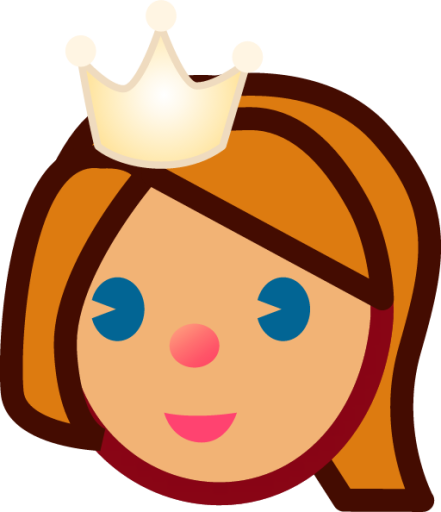 princess (yellow) emoji