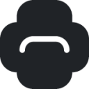 print (rounded filled) icon