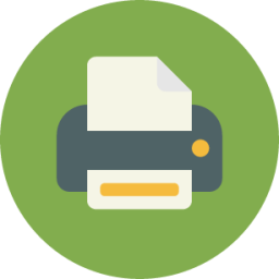 printer green icon
