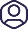 profile octagon icon