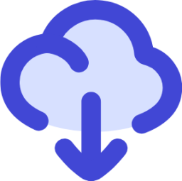 programming cloud download cloud down internet network download server arrow icon