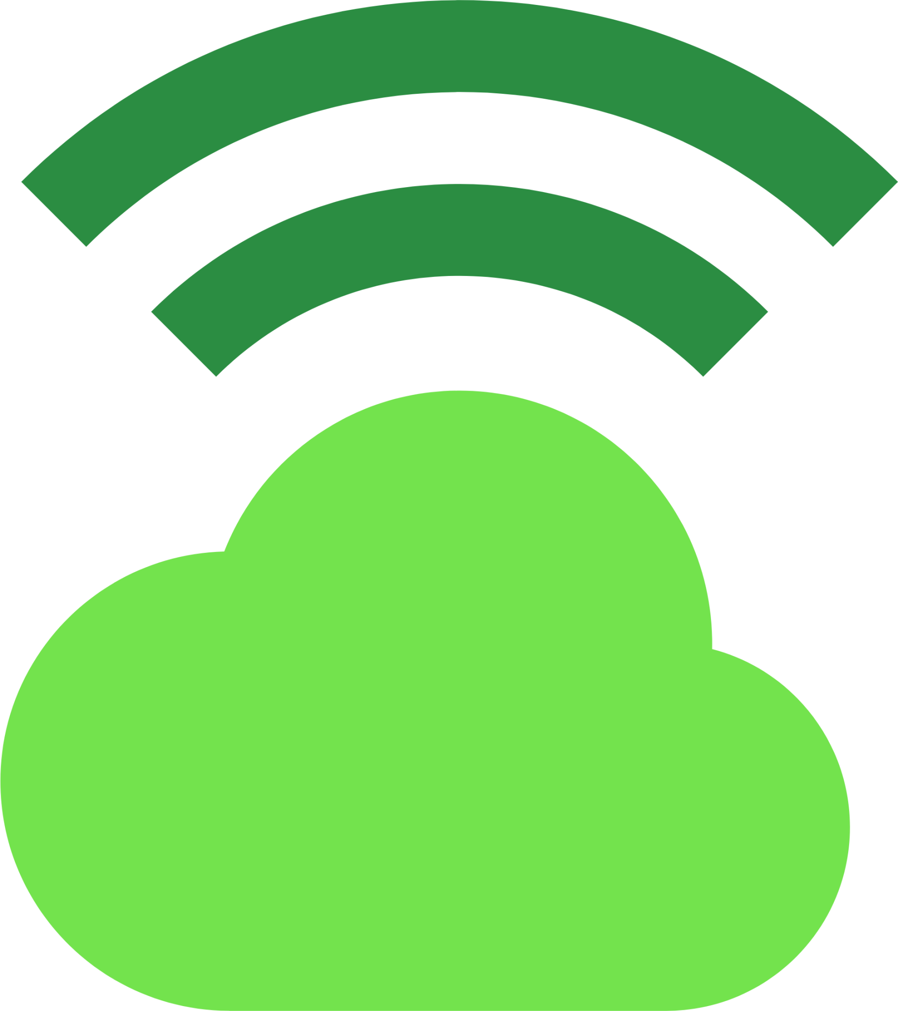 programming cloud wifi icon