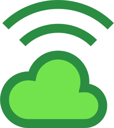 programming cloud wifi icon