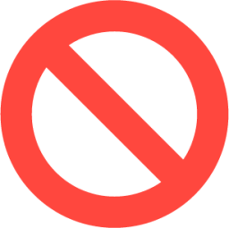 prohibited emoji