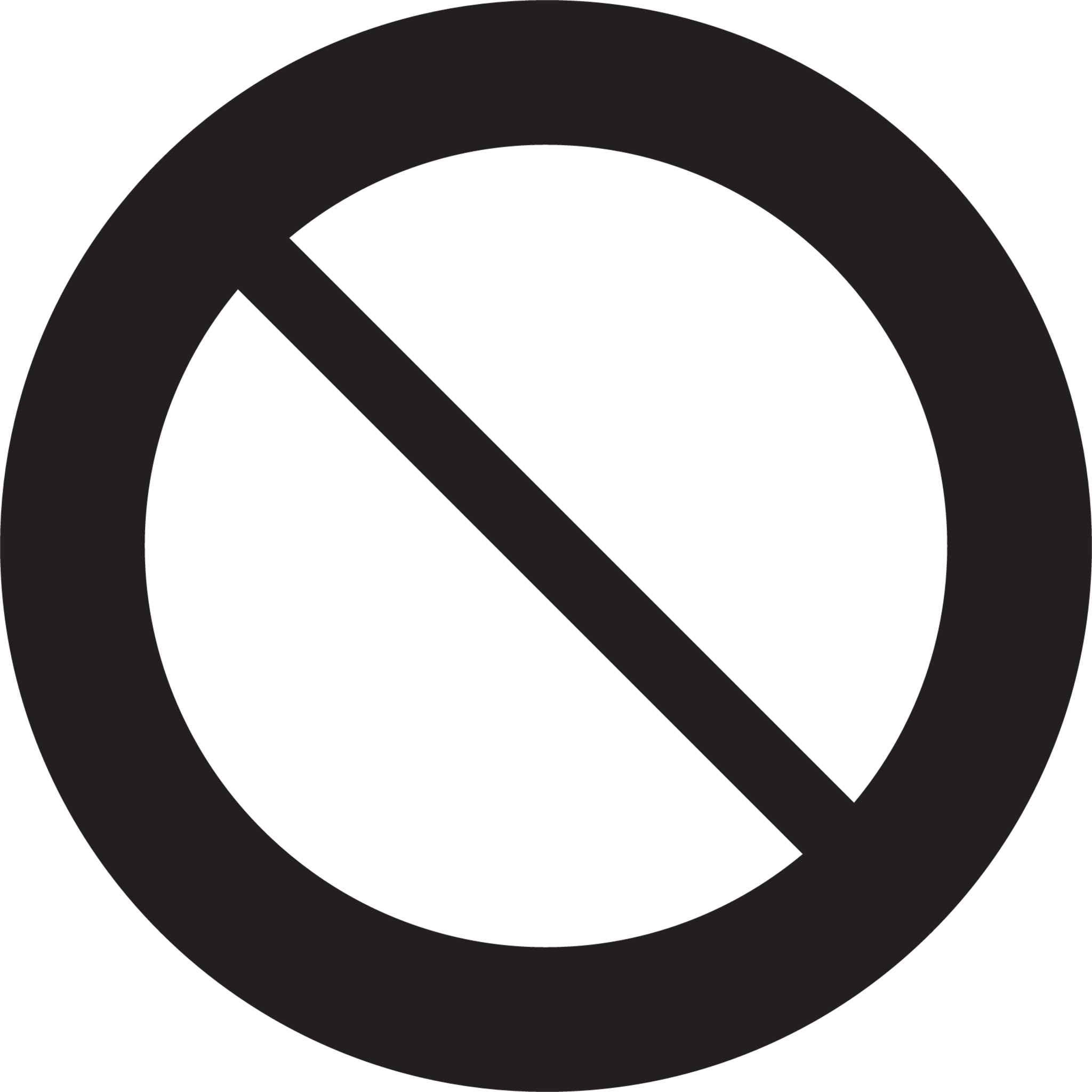 prohibited icon