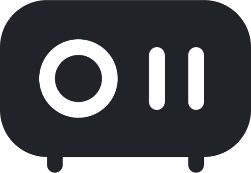 projector (rounded filled) icon