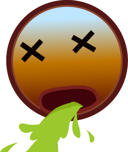 puke (brown) emoji