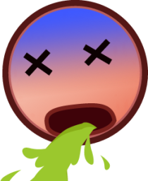 puke (plain) emoji
