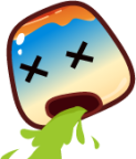 puke (pudding) emoji