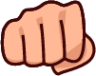 punch (plain) emoji