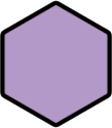 purple hexagon emoji
