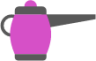 purple tea kettle icon