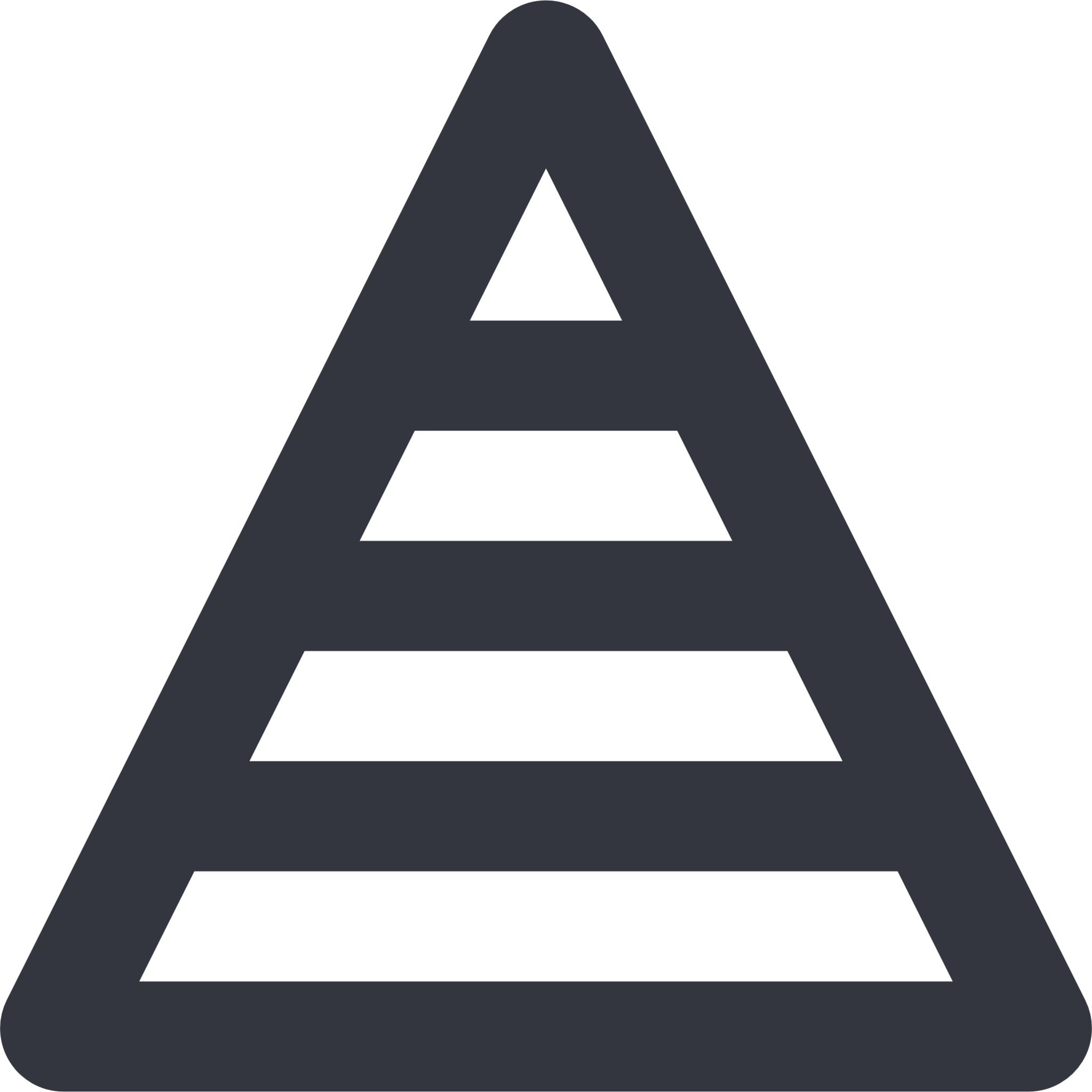 pyramid chart icon