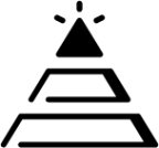 pyramid scheme icon