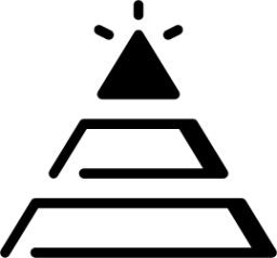 pyramid scheme icon