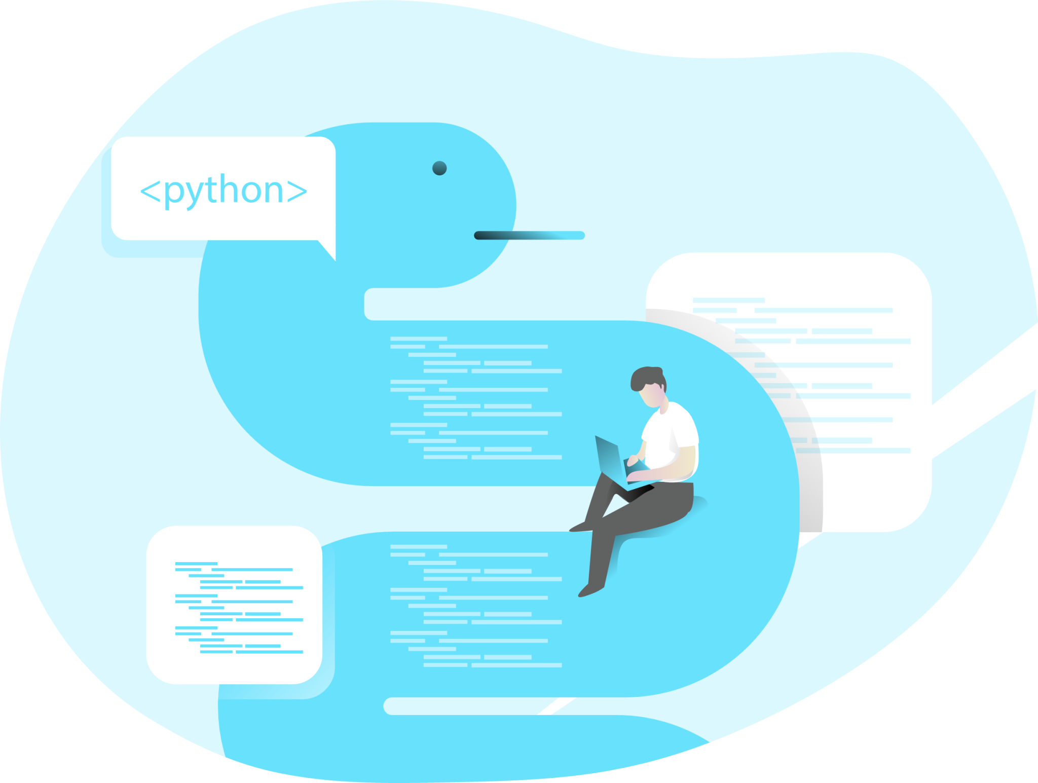 Python illustration
