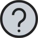 Question duotone icon