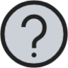 Question duotone icon