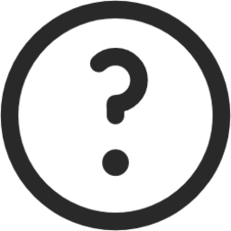 question mark circle icon