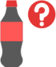 question mark cola coke icon