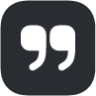 quote up square icon