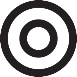 radio button on outline icon