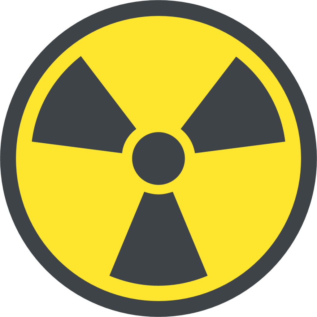 radioactive sign emoji