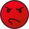 rage (brown) emoji