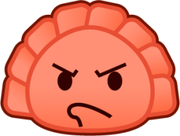 rage (dumpling) emoji
