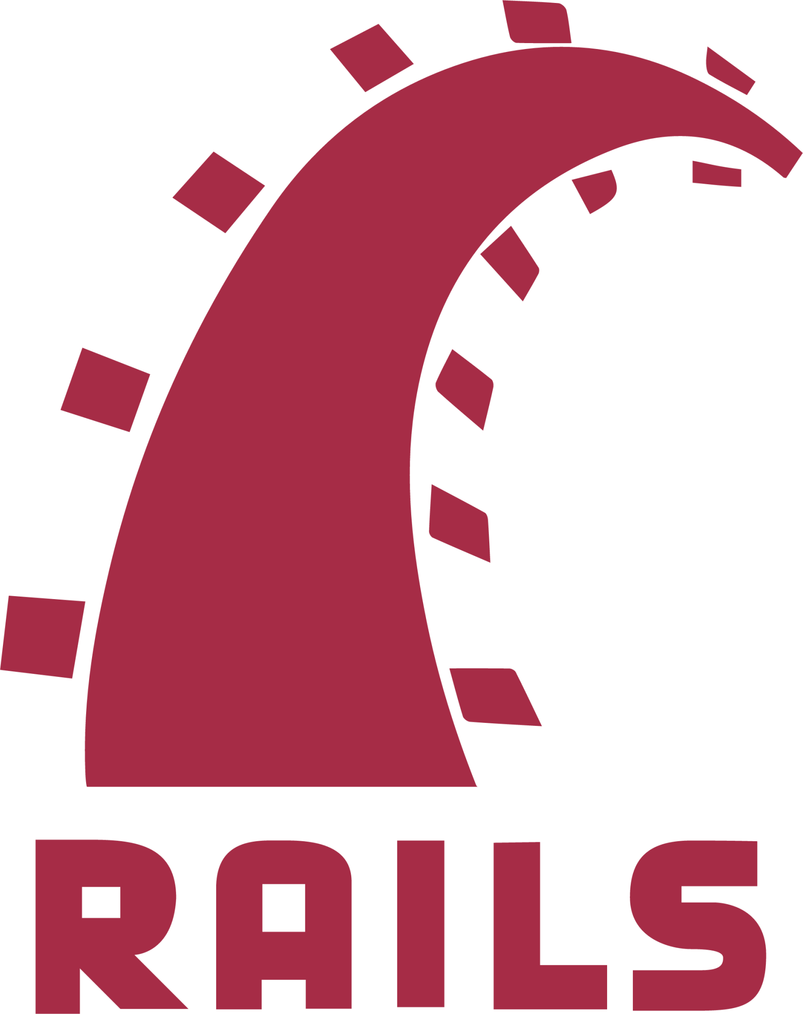 rails plain wordmark icon