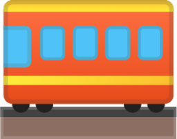 railway car emoji