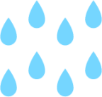 rain drops emoji