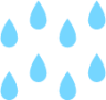 rain drops emoji